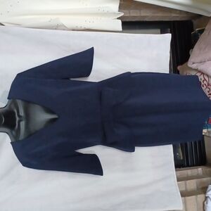 Marmuri Navy Blue Bow Dress Women size 10